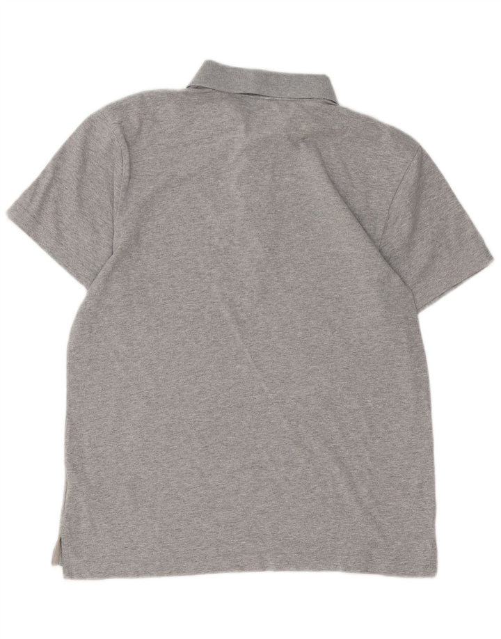 Nike Mens Polo Shirt Medium Grey Cotton
