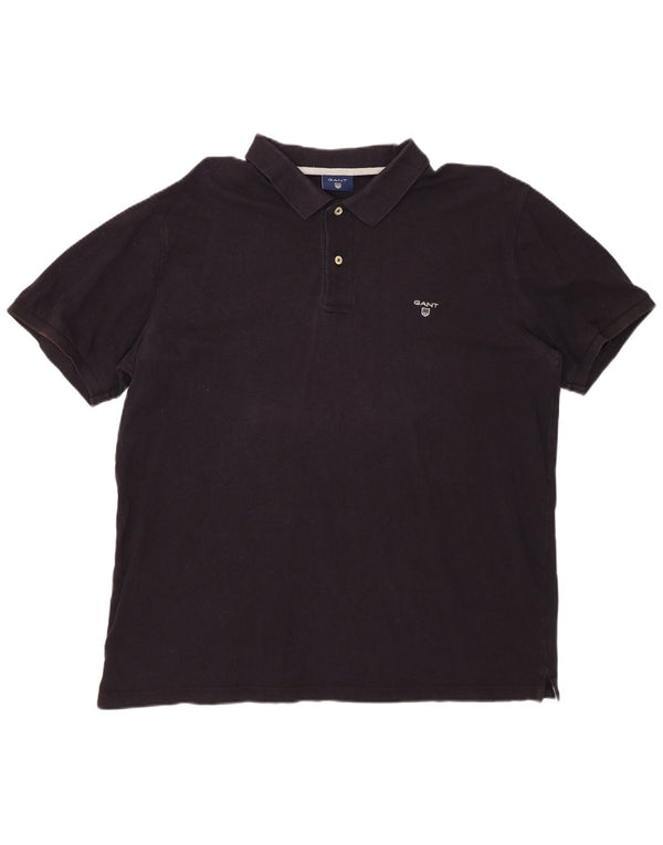 GANT Mens Polo Shirt 3XL Black Cotton