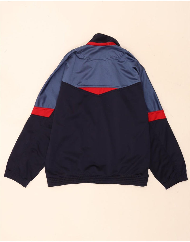 Sergio Tacchini Mens Full Tracksuit IT 46 Small Navy Blue Colourblock