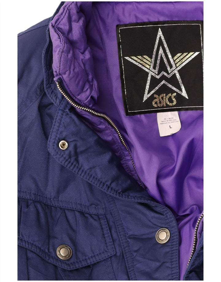 ASICS Womens Ski Jumpsuit UK 16 Large  Navy Blue