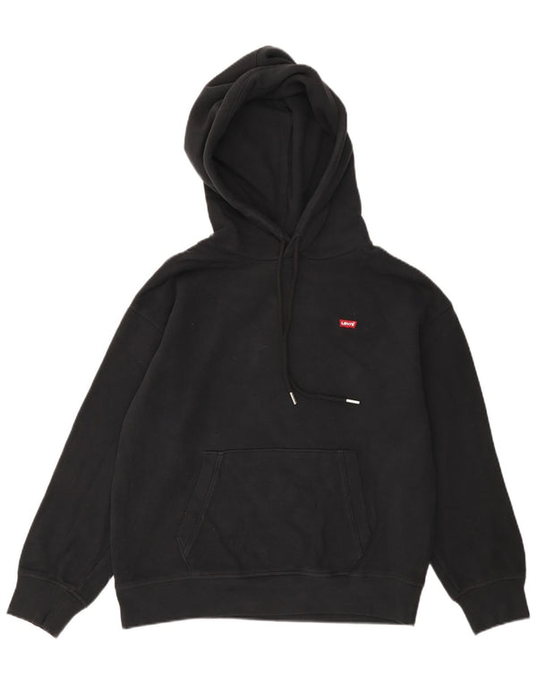 Levi's Mens Hoodie Jumper Small Black Cotton