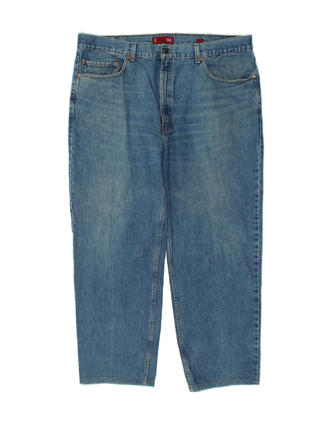LEVI'S Womens 504 Regular Tapered Jeans W44 L30  Blue Cotton Vintage Levi's and Second-Hand Levi's from Messina Hembry 