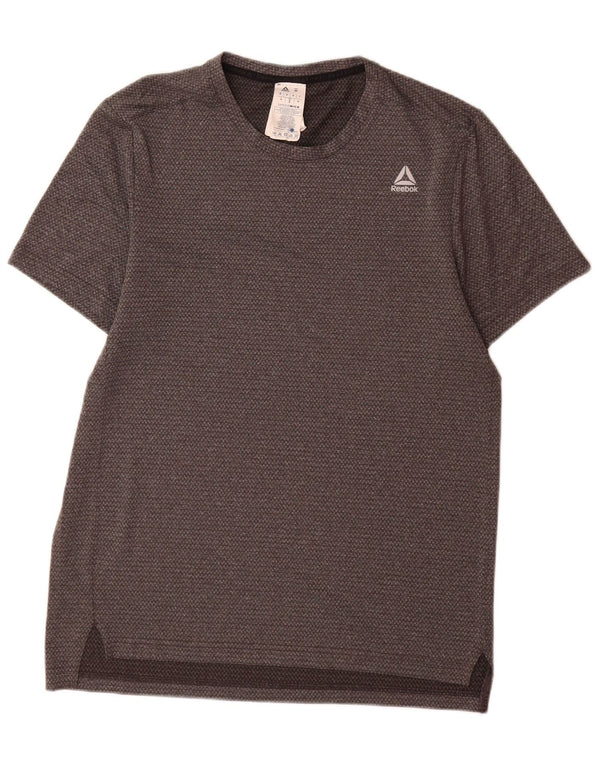Reebok Mens Speedwick T-Shirt Top Medium Grey Polyester