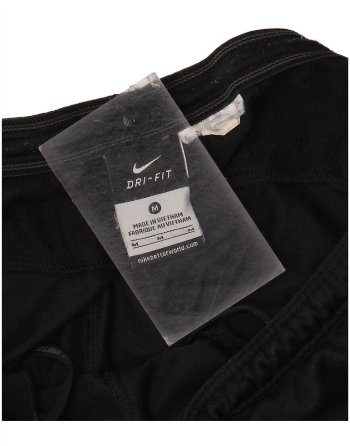 Nike Mens Dri Fit Tracksuit Trousers Medium Black Colourblock