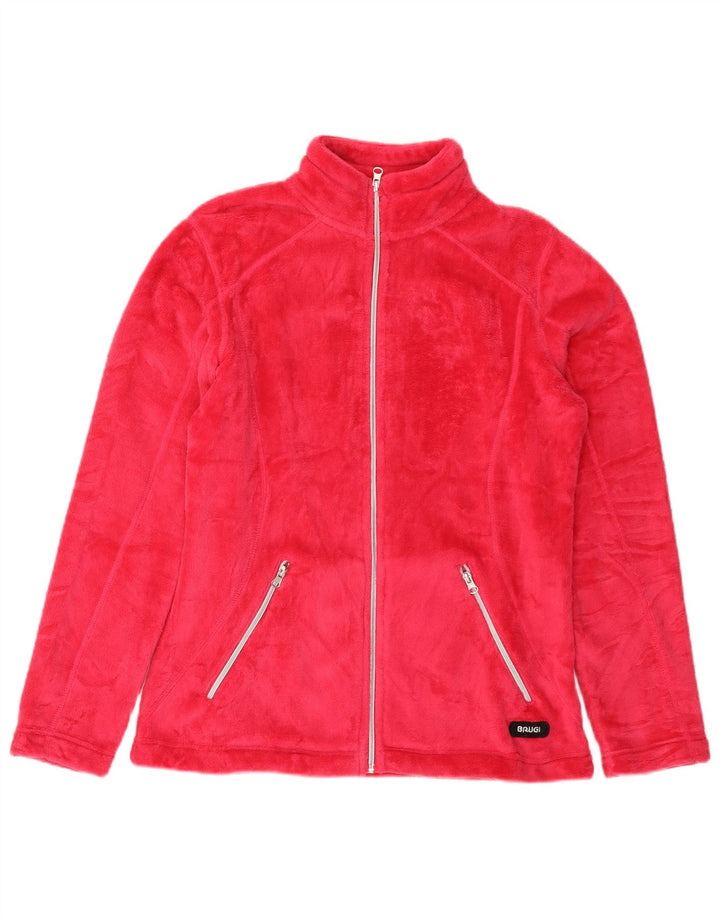 Brugi Womens Fleece Jacket UK 18 XL Pink Polyester