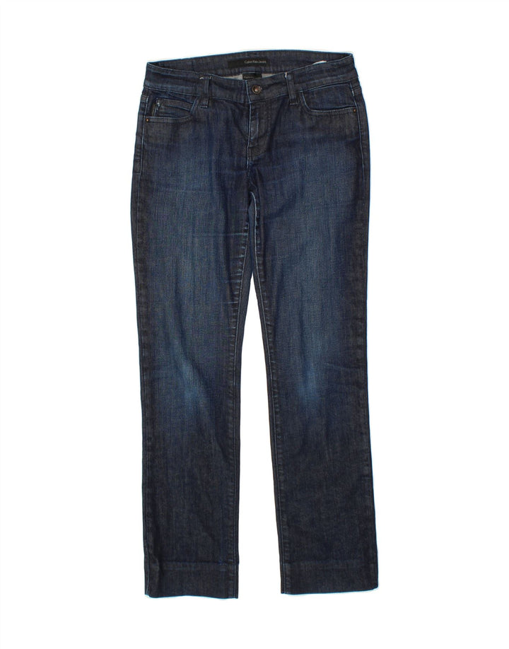CALVIN KLEIN Womens Straight Jeans W30 L30 Navy Blue Vintage Calvin Klein and Second-Hand Calvin Klein from Messina Hembry 