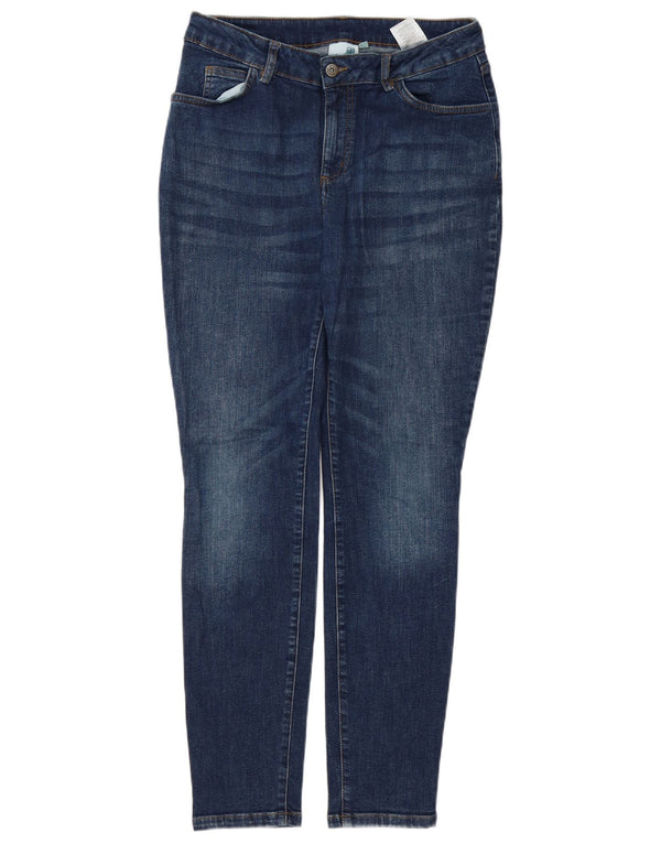 Weird Fish Womens Skinny Jeans UK 14 Medium W29 L30 Blue Cotton