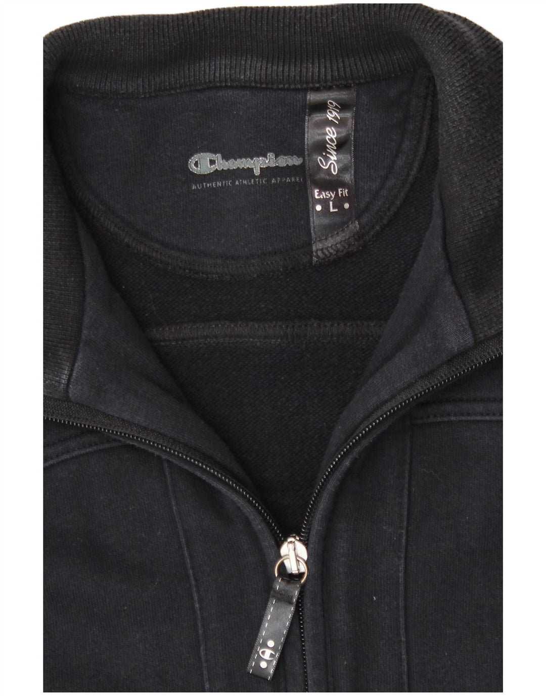 Champion Womens Tracksuit Top Jacket UK 14 Large Navy Blue