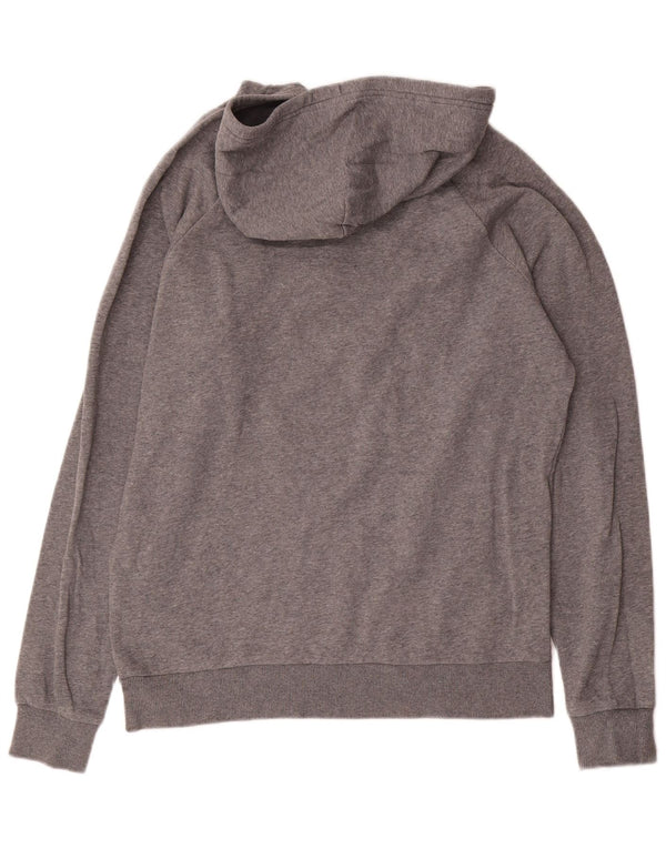 Under Armour Mens Cold Gear Hoodie Jumper Medium Grey Cotton