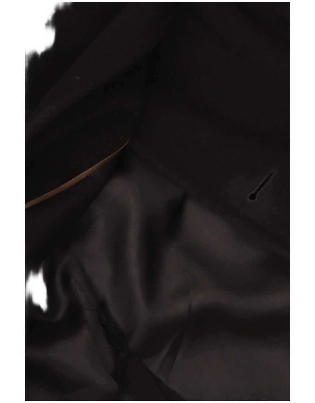 Hugo Boss Mens Overcoat IT 54 2XL Black Virgin Wool