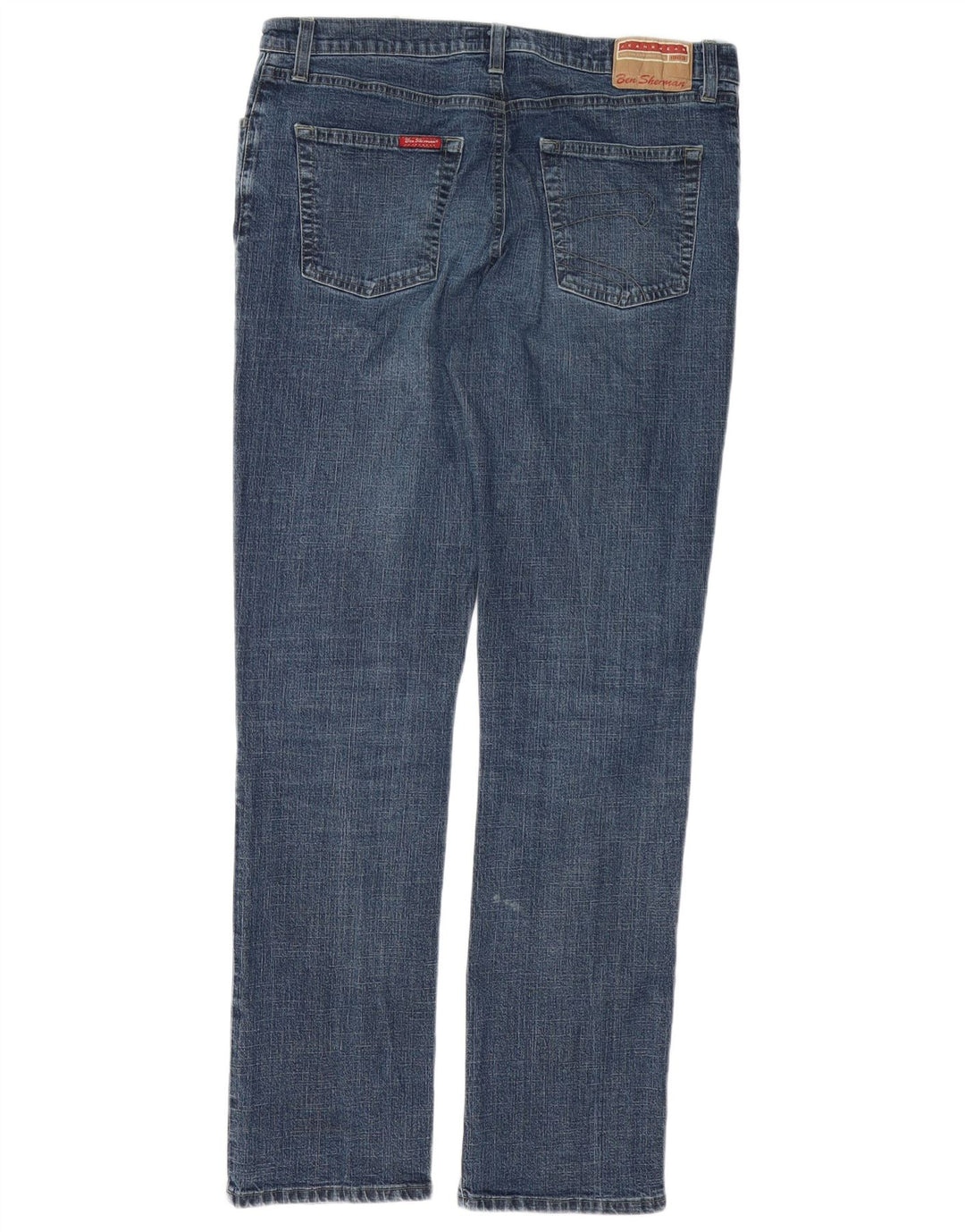 BEN SHERMAN Mens Slim Jeans W34 L32 Blue Cotton
