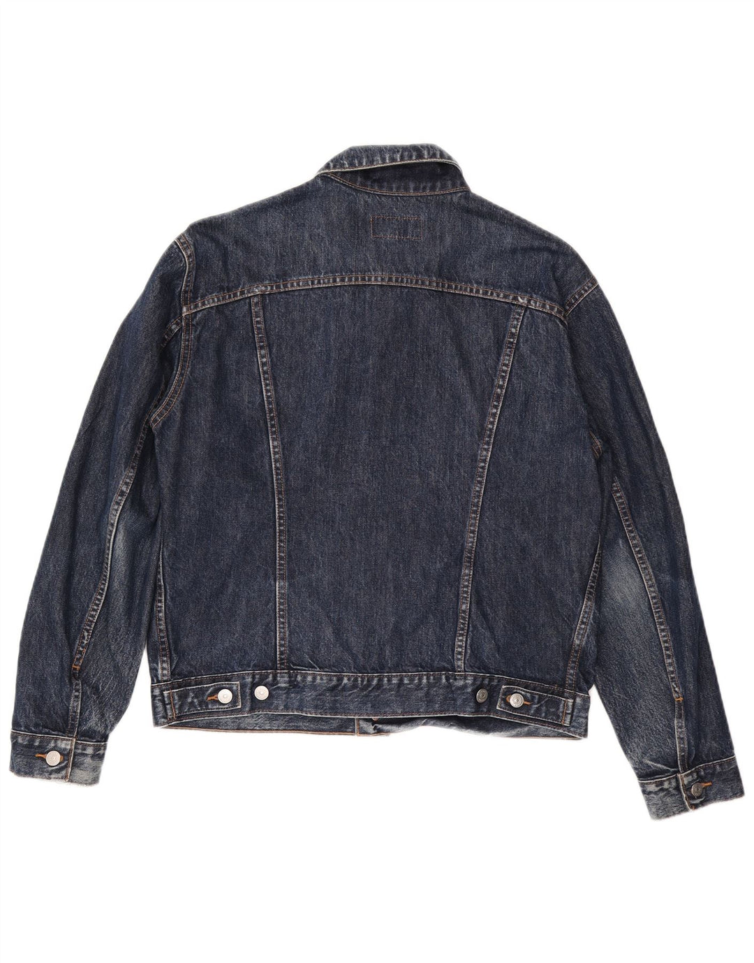 Carrera Mens Denim Jacket UK 40 Large Navy Blue Cotton