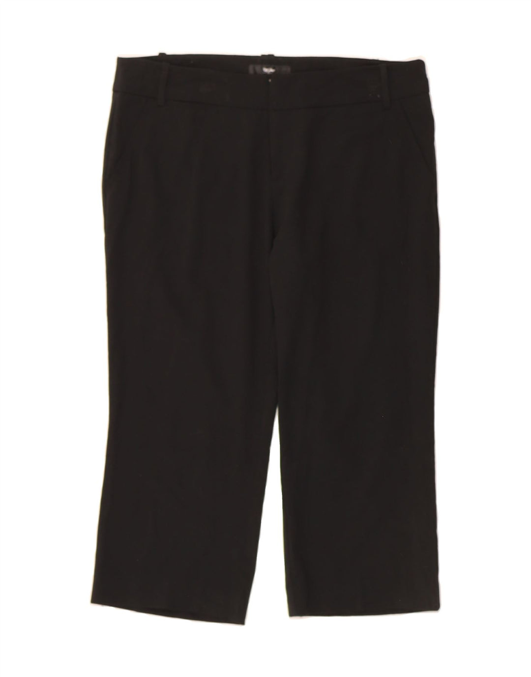 MOSSIMO Womens Straight Capri Trousers US 8 Medium W30 L20 Black Polyester Vintage Mossimo and Second-Hand Mossimo from Messina Hembry 