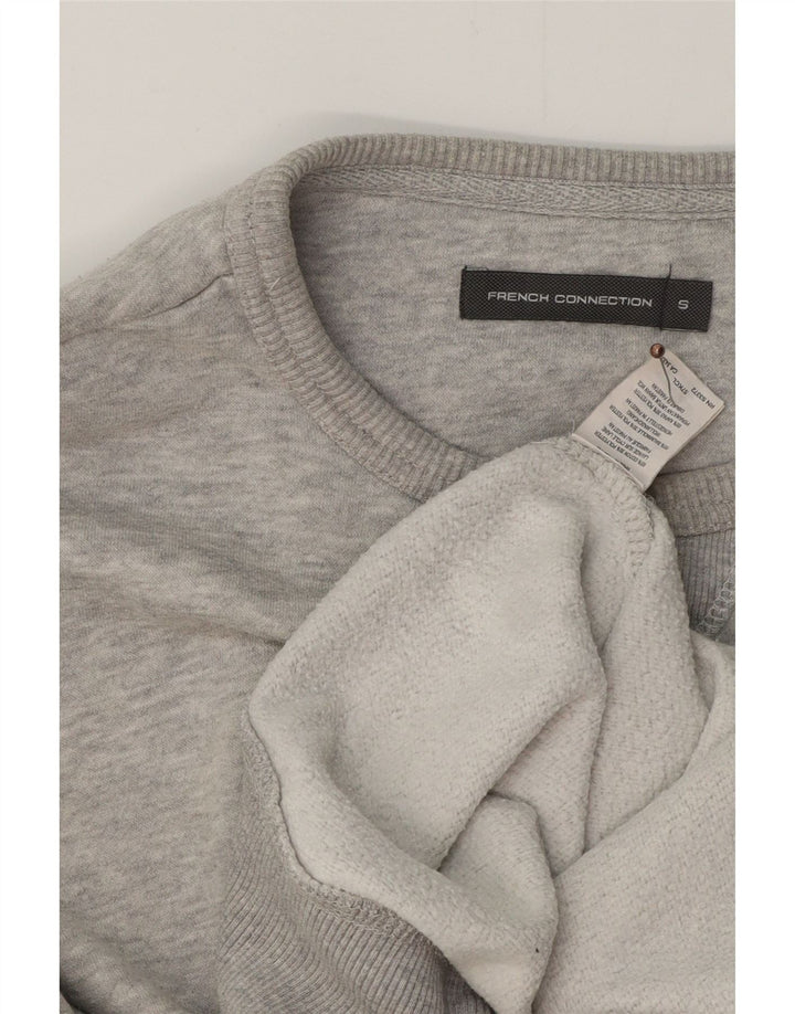 FRENCH CONNECTION Mens Sweatshirt Jumper Small Grey Cotton