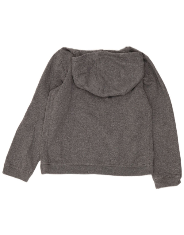 Nike Boys Hoodie Jumper 12-13 Years Large Grey Cotton