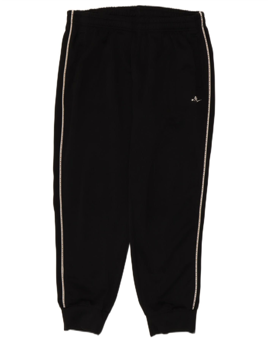 Nike Mens Tracksuit Trousers Joggers Large Black Striped Polyester