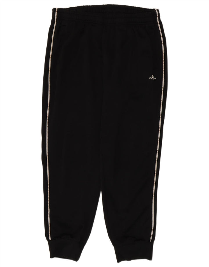 Nike Mens Tracksuit Trousers Joggers Large Black Striped Polyester