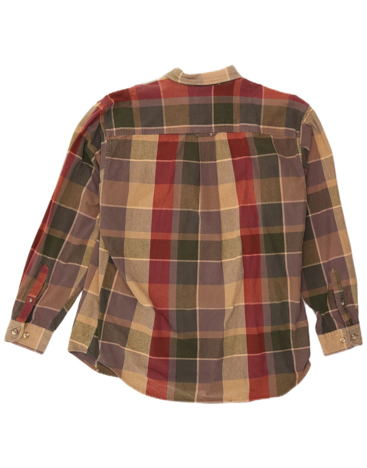 EDDIE BAUER Mens Regular Fit Shirt XL Multicoloured Check Cotton