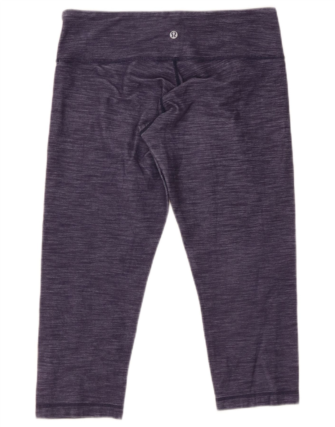 LULULEMON Womens Capri Leggings US 8 Medium  Purple Pinstripe