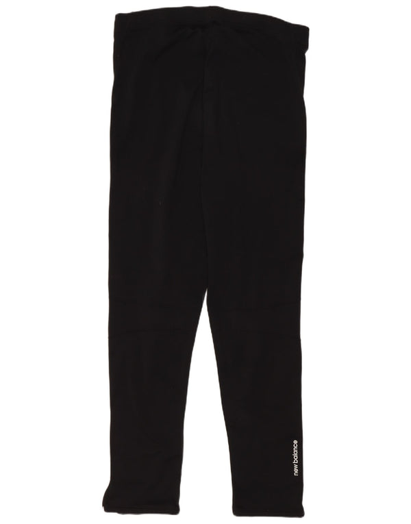 New Balance Womens Leggings UK 14 Large Black Polyester
