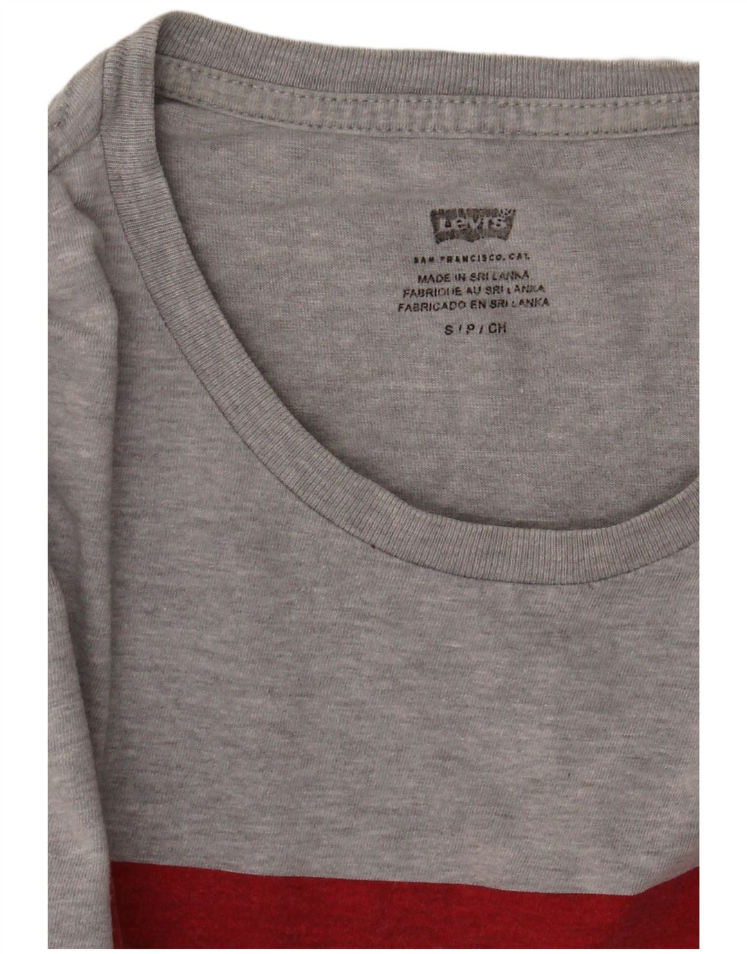 Levi's Mens Graphic T-Shirt Top Small Grey