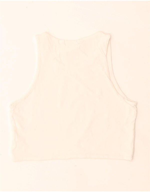 Zara Girls Sleeveless Crop Top 13-14 Years White