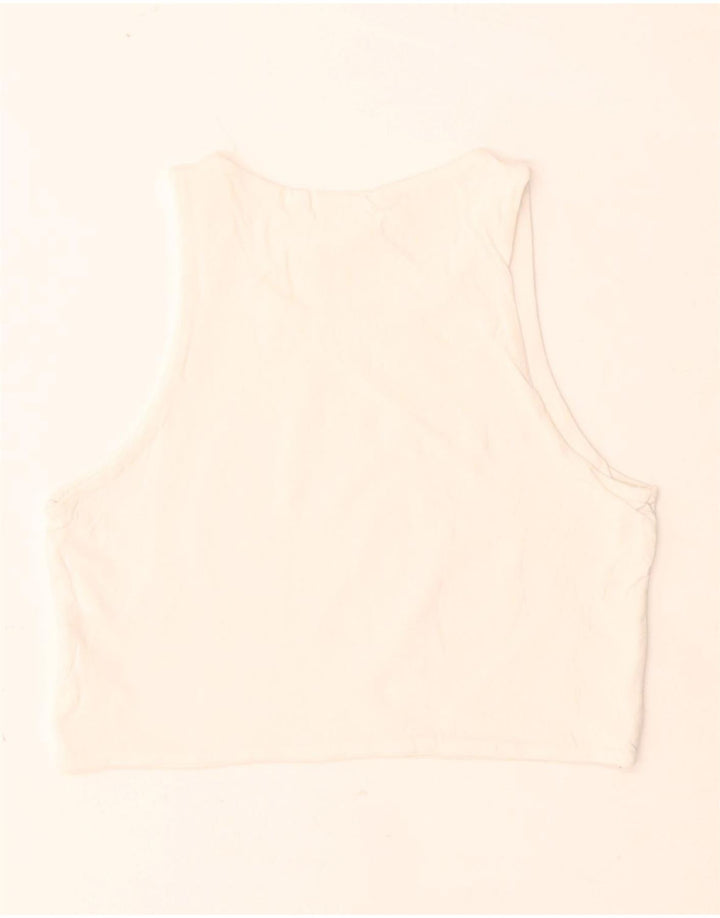 Zara Girls Sleeveless Crop Top 13-14 Years White