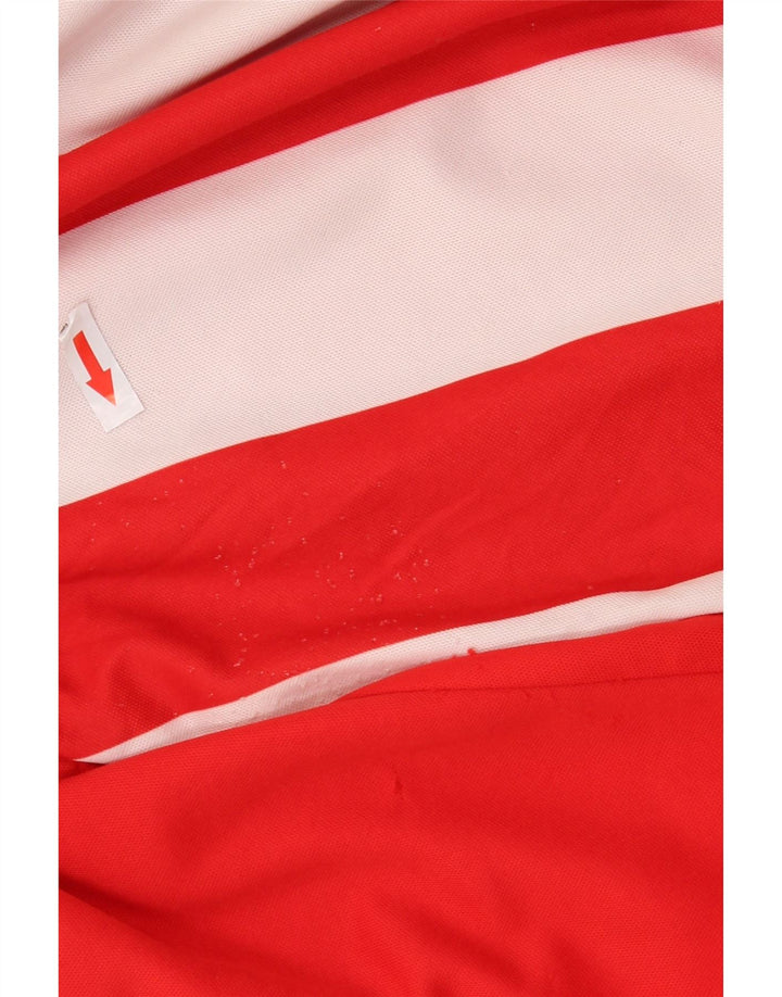 PUMA Boys Top Long Sleeve 13-14 Years Red Striped Polyester