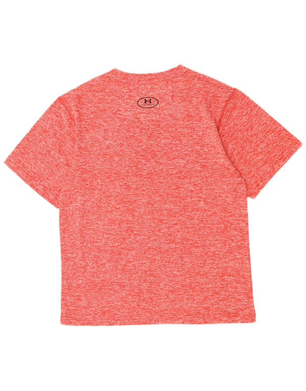 Under Armour Mens T-Shirt Top Medium Red Flecked