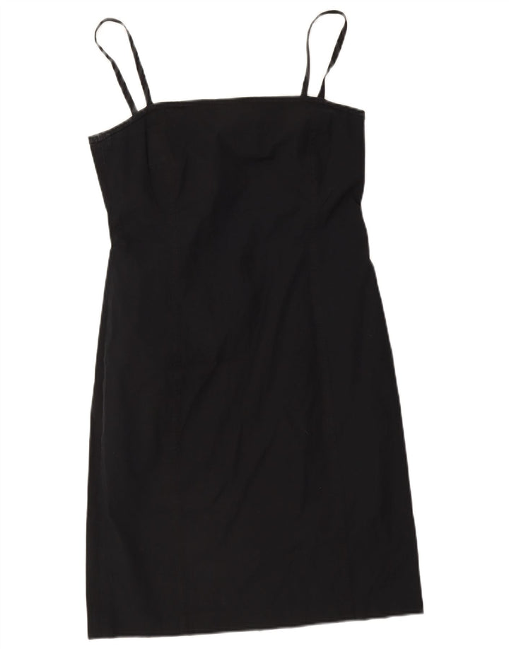 Colombo Womens Sundress IT 46 Large Black Cotton