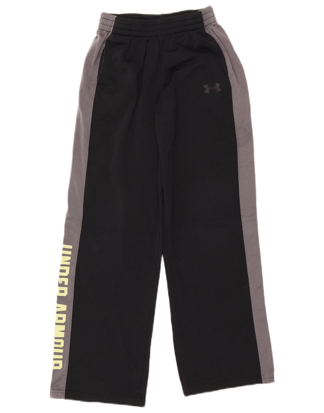 UNDER ARMOUR Girls Tracksuit Trousers 11-12 Years Large  Black Colourblock