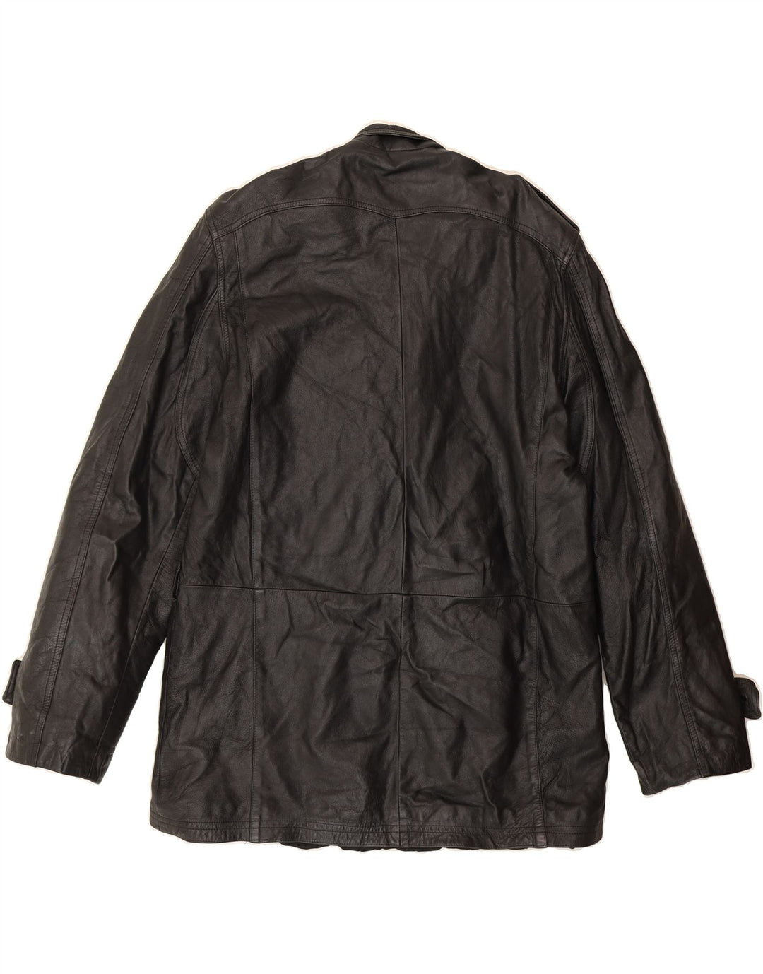 LIVERPOOL Mens Leather Jacket UK 38 Medium Black Leather Vintage Liverpool and Second-Hand Liverpool from Messina Hembry 