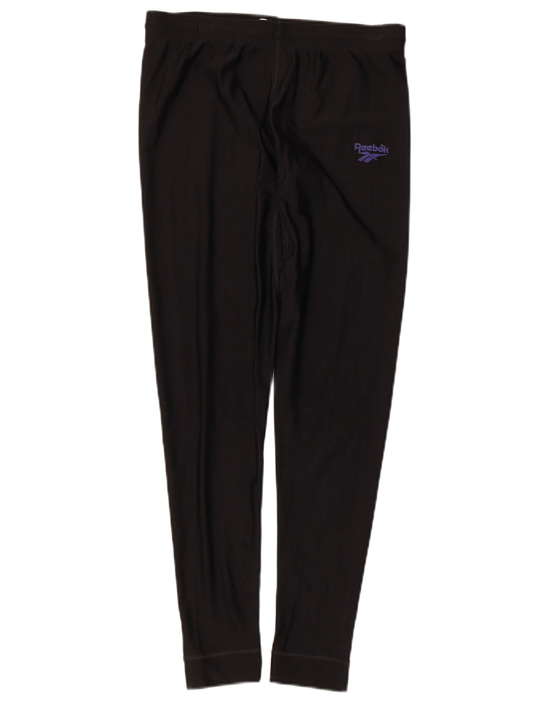 Reebok Womens Leggings UK 14 Large Black Nylon
