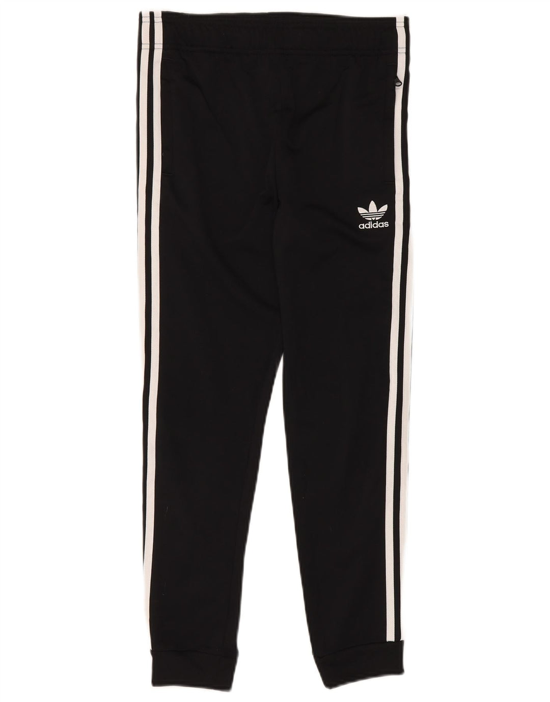 Adidas Boys Tracksuit Trousers Joggers 11-12 Years  Black Polyester