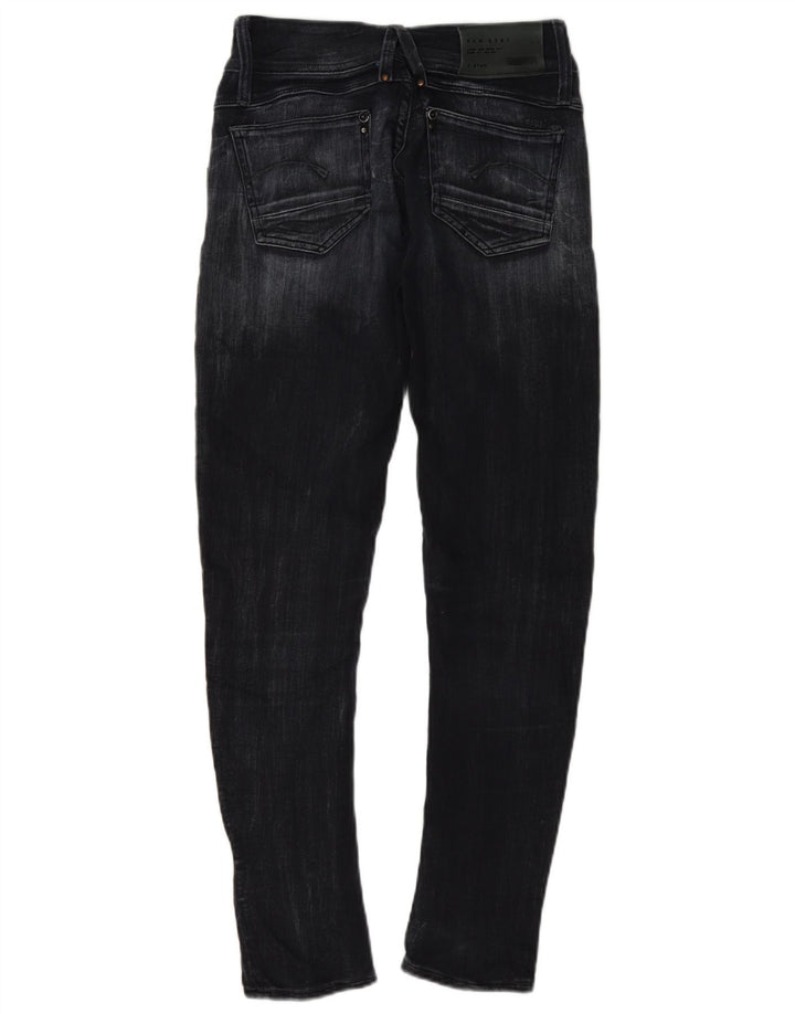 G-Star Womens Slim Jeans W25 L30 Black Cotton