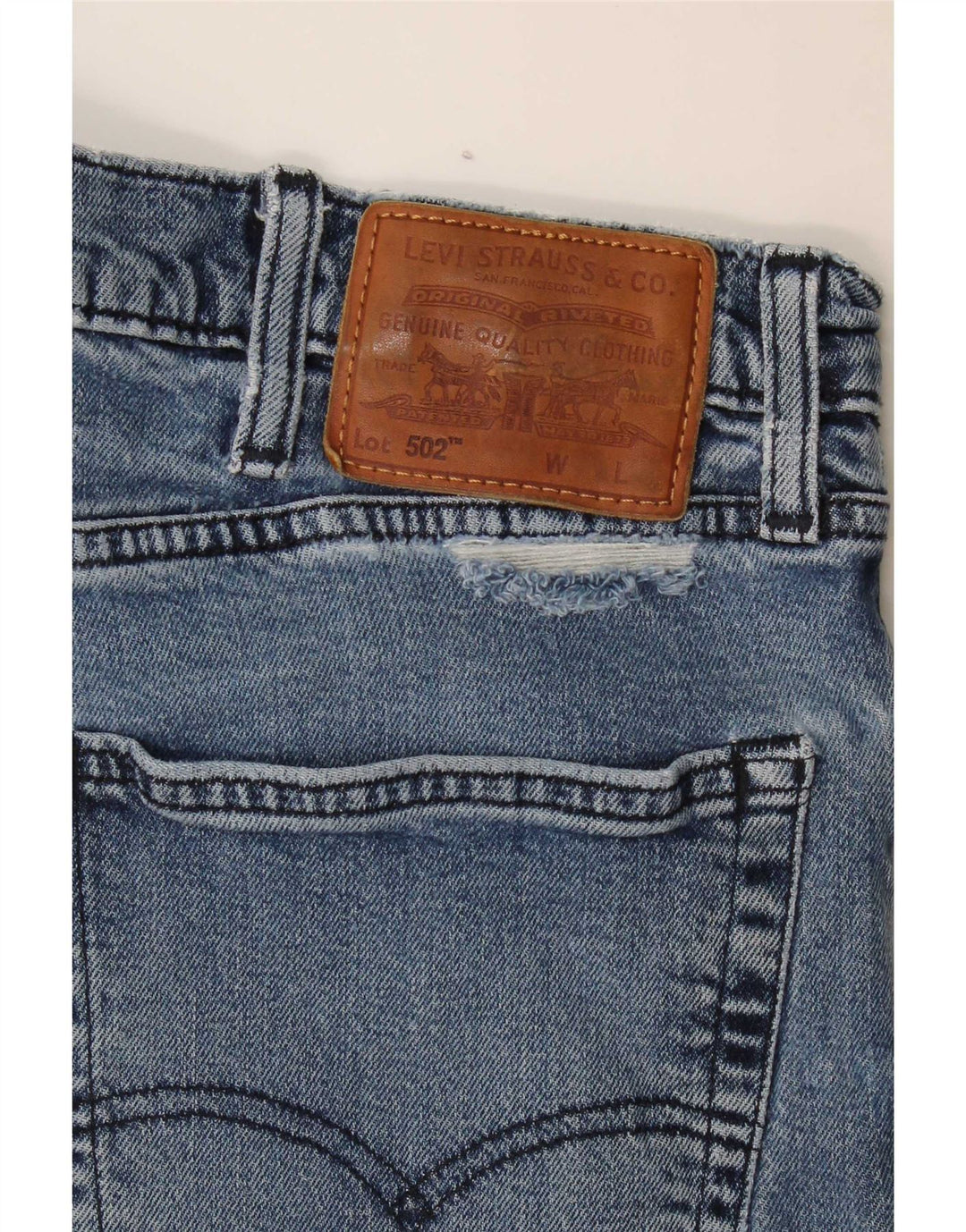 Levi's Mens 502 Tapered Jeans W36 L34 Blue