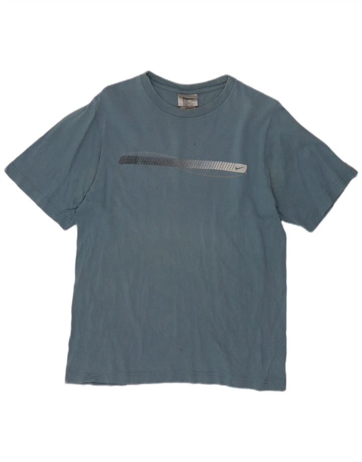 Nike Mens T-Shirt Top Small Blue Cotton