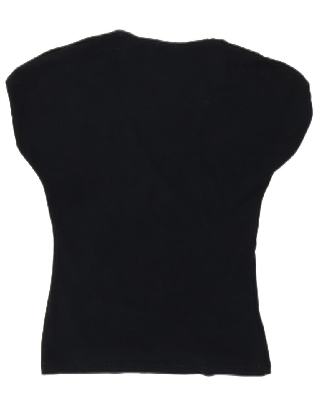 UNITED COLORS OF BENETTON Womens Blouse Top UK 8 Small Navy Blue Classic