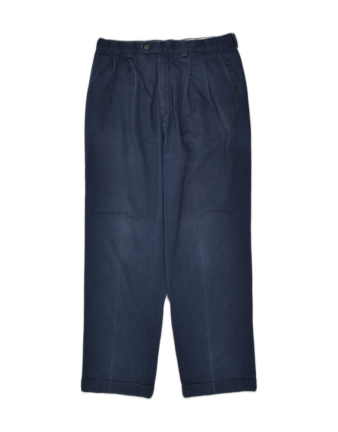 RALPH LAUREN Womens Slim Chino Trousers W34 L31 Blue Cotton | Vintage | Thrift | Second-Hand | Used Clothing | Messina Hembry 