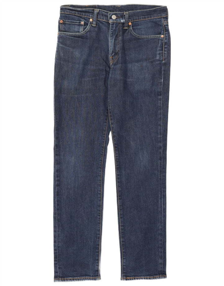 Levi's Mens 511 Slim Jeans W32 L32 Navy Blue Cotton