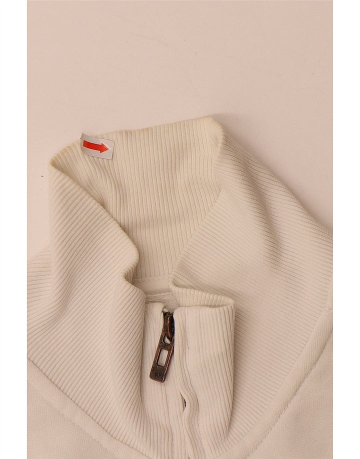 G-STAR Mens Tracksuit Top Jacket Medium White Cotton