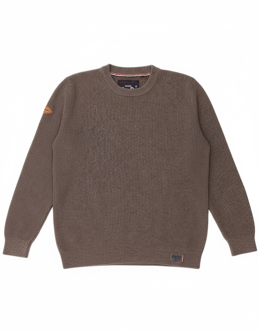 Superdry Mens Crew Neck Jumper Sweater 2XL Grey Cotton