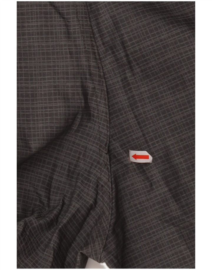 QUIKSILVER Mens Chino Shorts W40 XL Grey Check Polyamide