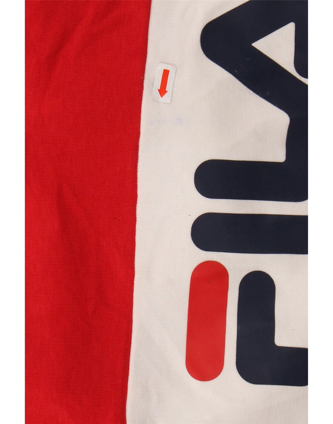 FILA Womens Graphic Hoodie Jumper UK 10 Small Multicoloured Colourblock