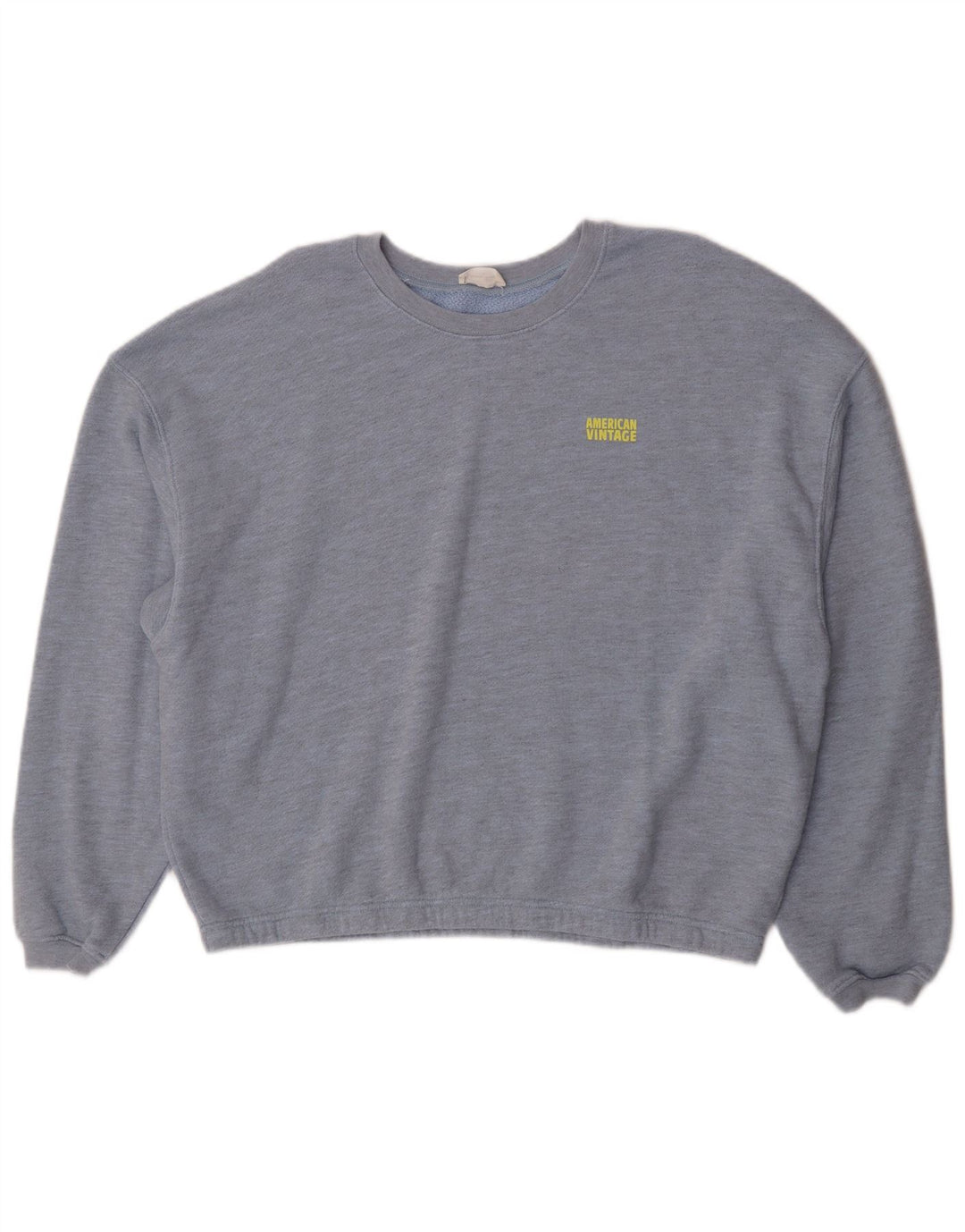 American Vintage Womens Sweatshirt Jumper UK 16 Large Blue Classic