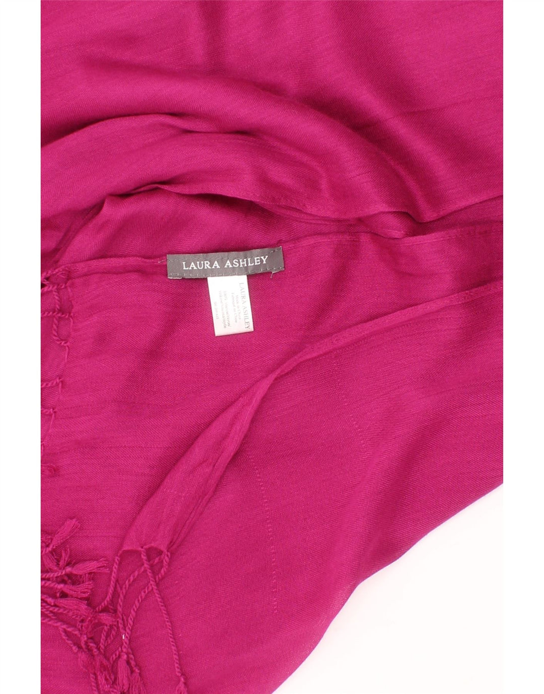 Laura Ashley Womens Rectangle Scarf One Size Pink Viscose