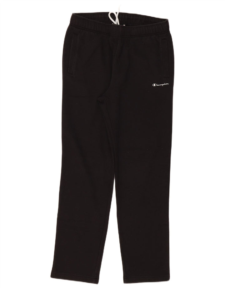 Champion Mens Tracksuit Trousers Large Black Cotton