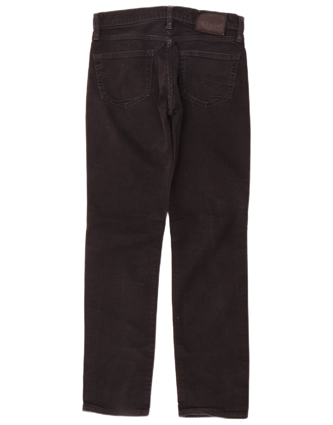 Levi's Mens Straight Jeans W30 L32 Black Cotton