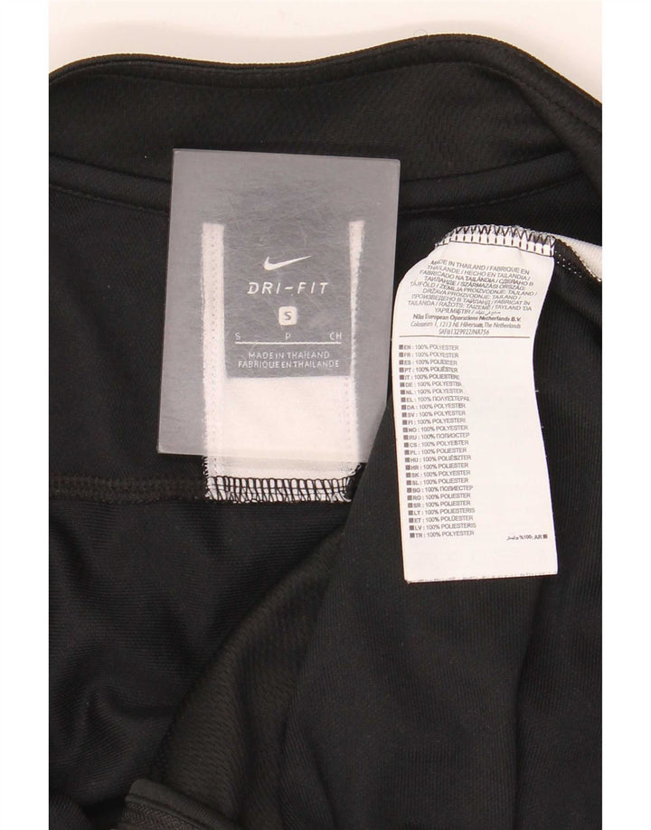 Adidas Mens Dri Fit Tracksuit Top Jacket Small Black Colourblock Polyester