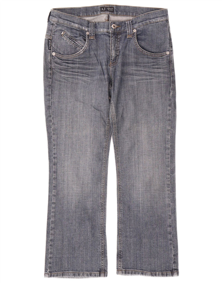 Armani Womens Straight Jeans W28 L26 Blue Cotton